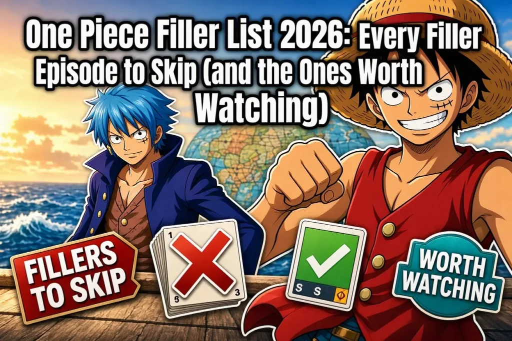 one piece filler list